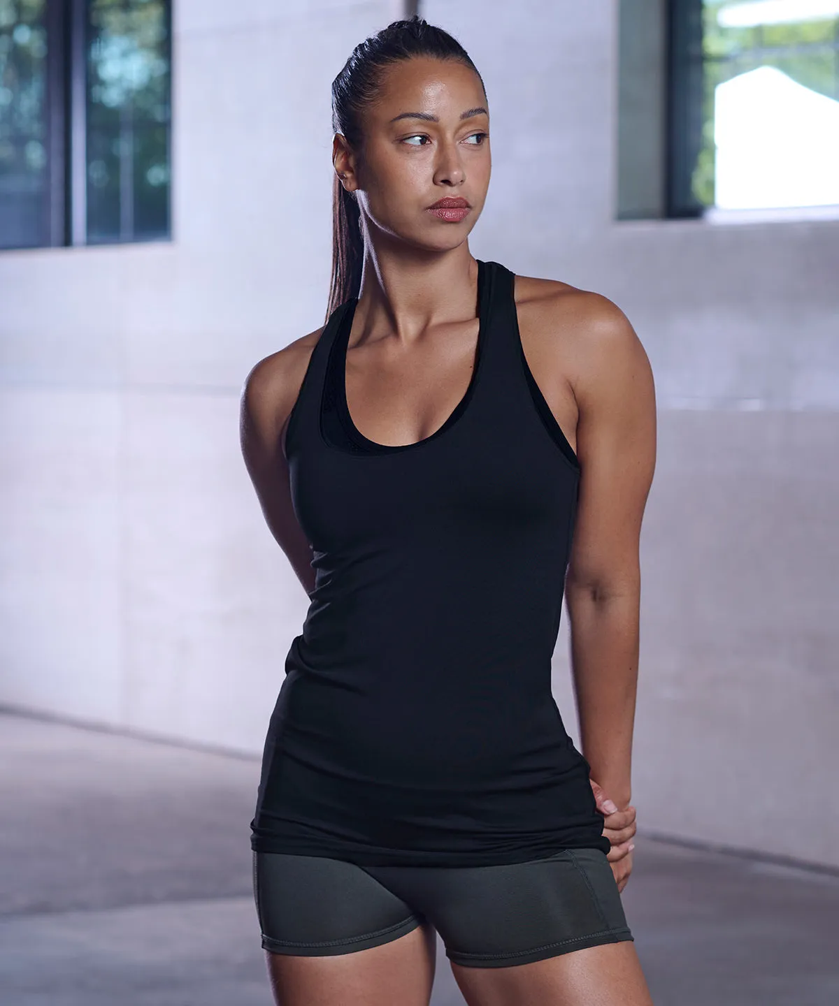 Purple Marl - Women's racerback vest